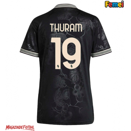 Juventus Khephren Thuram #19 Tricou Fotbal Replică 2025-26 Femei Treilea Juventus Khephren Thuram #19 Tricou Fotbal Replică 2025-26 Femei Treilea